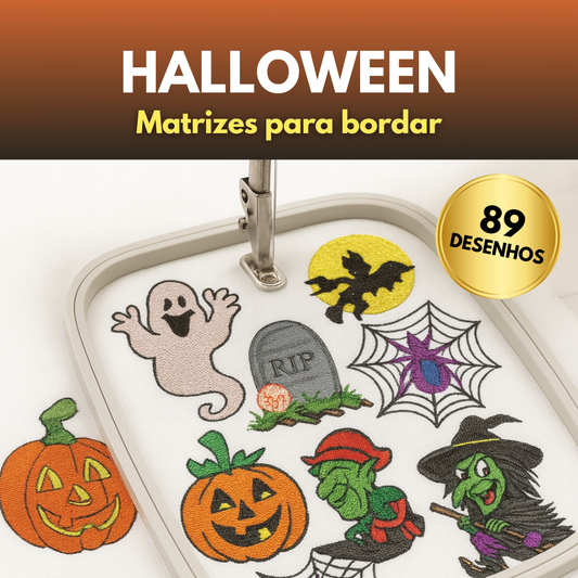 Pack Halloween – 89 Matrizes de Bordado