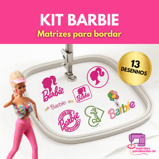 Pack Barbie – 13 Matrizes de Bordado