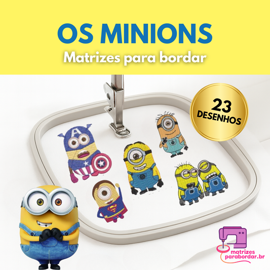 Minions – Pack com 23 Matrizes Divertidas