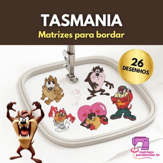 Tasmania – Pack com 26 Matrizes Exclusivas