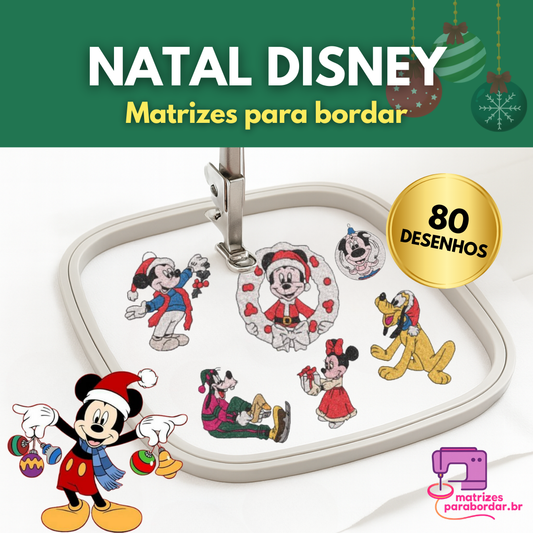 Natal Disney – Pack com 80 Matrizes Mágicas