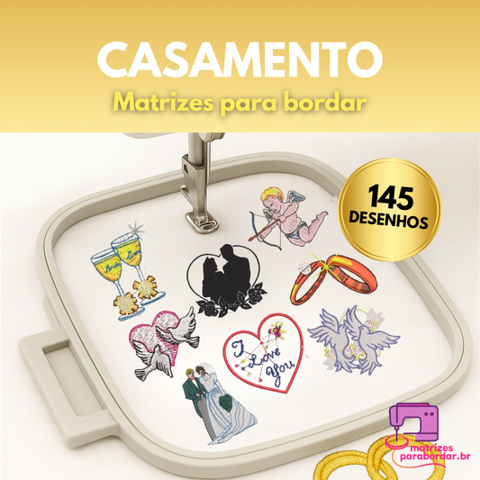 Casamentos & Amor – Pack com 145 Matrizes