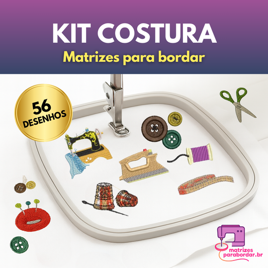 Costura Criativa – Pack com 56 Matrizes